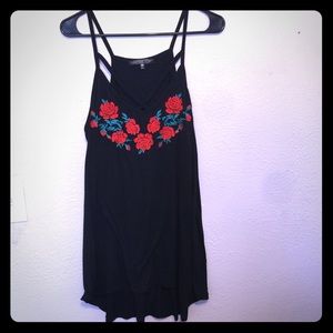 Black tank top size 1X